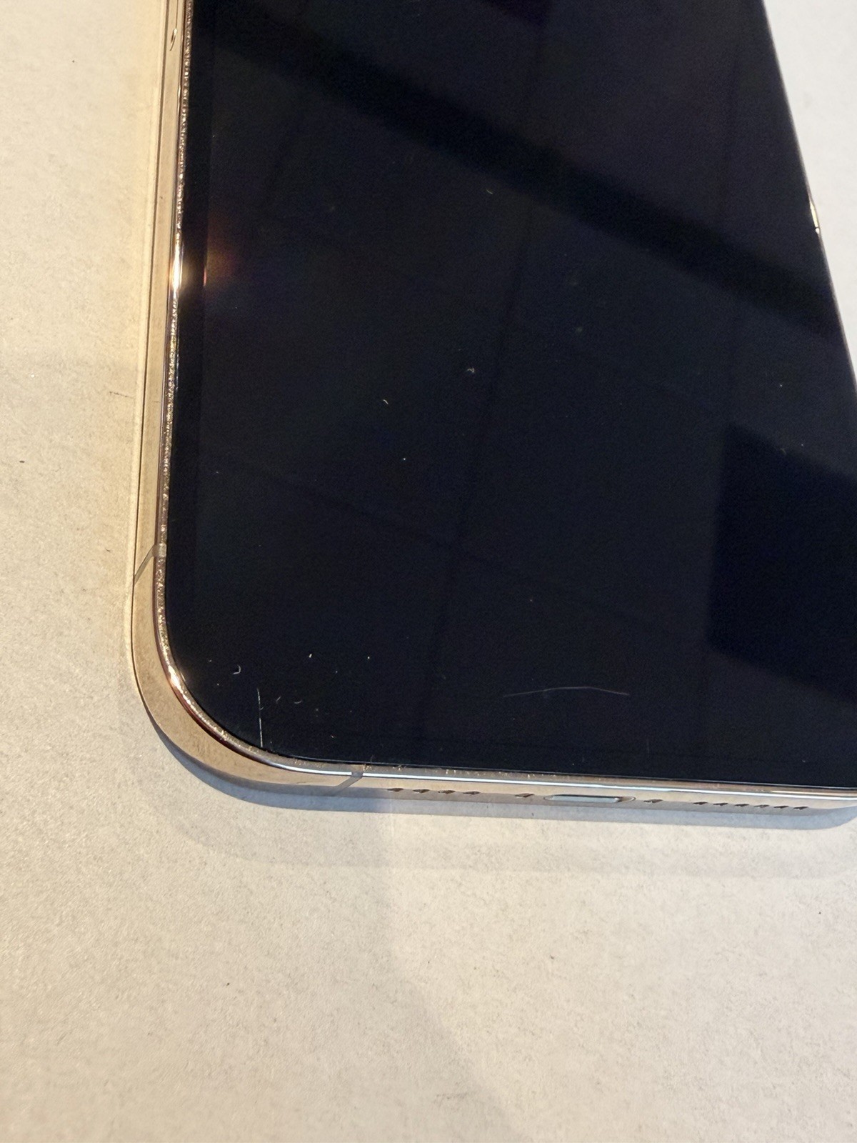 Apple iPhone 13 Pro Max – 128 GB – Gold (Unlocked) FOR PARTS- NO POWER – READ