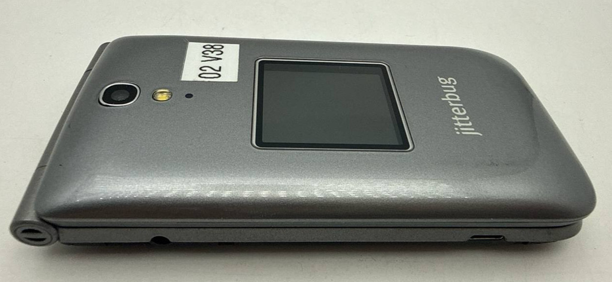 Alcatel Jitterbug Flip 4043S Flip Phone 4G LTE 3.2″ Display 4GB 2MP Camera Gray