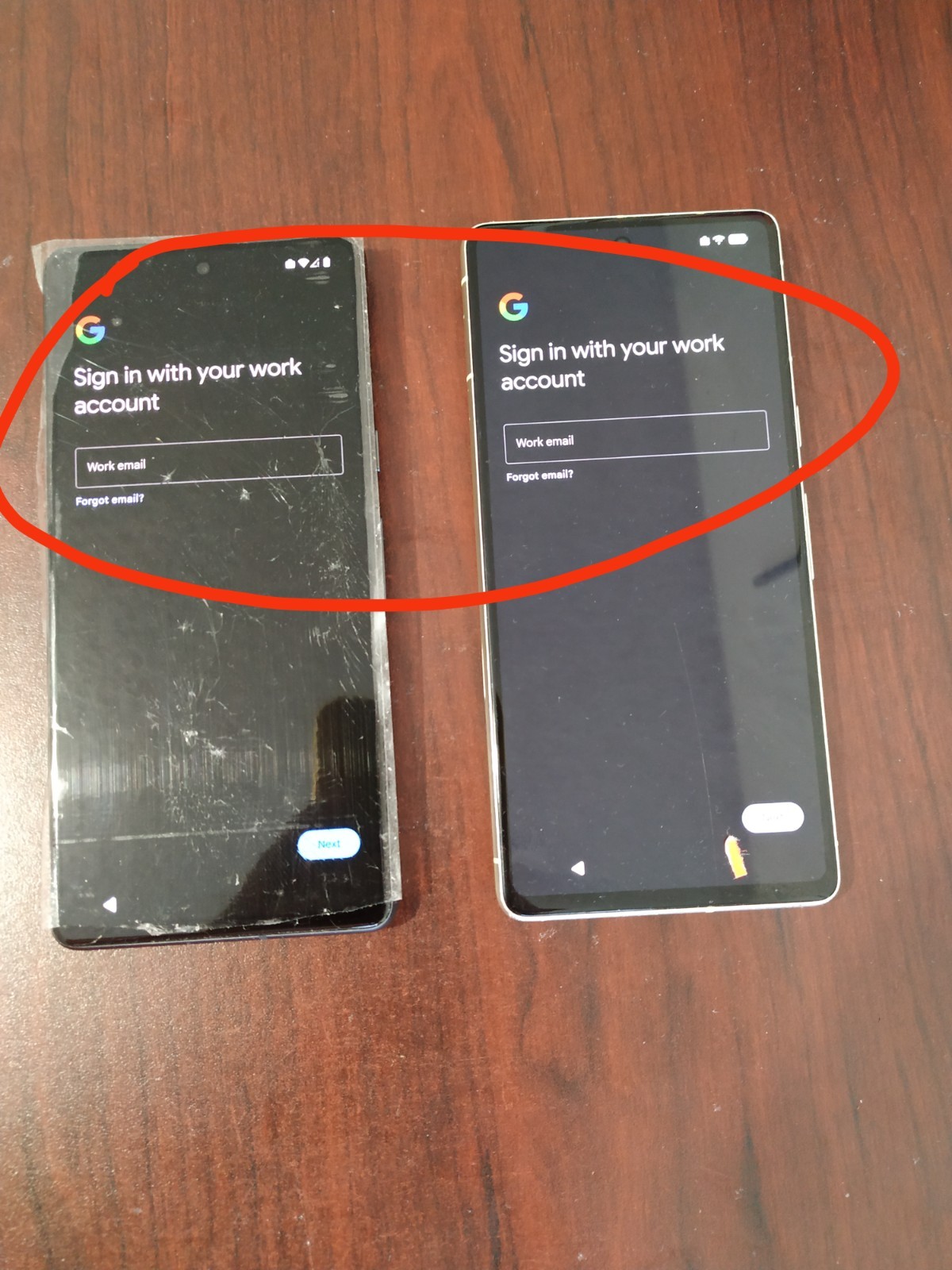 Lot of 2 Google Pixel 7 128GB Yellow /Black For parts