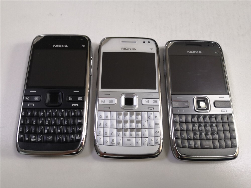 Unlocked Nokia E72 3G Bluetooth 5MP GPS WIFI FM radio Bar Mobile Phone US