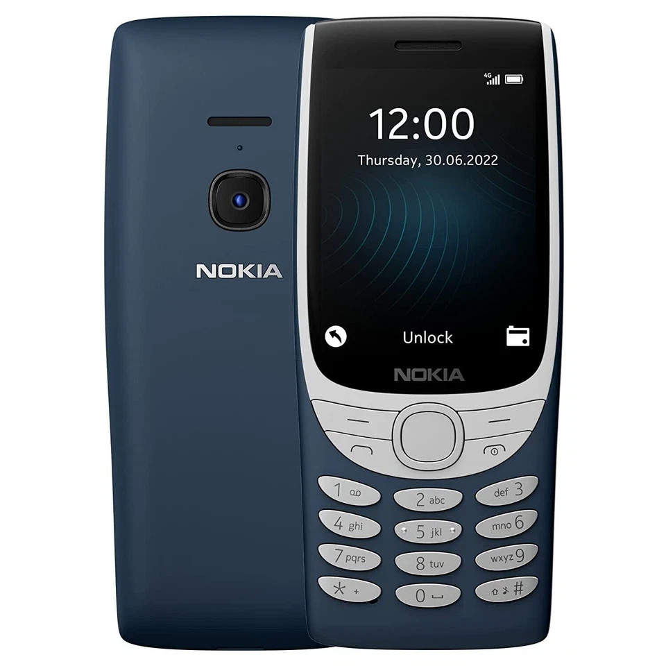 Nokia 8210 4G Unlocked Volte with Dual SIM Display Feature Phone +1year warranty