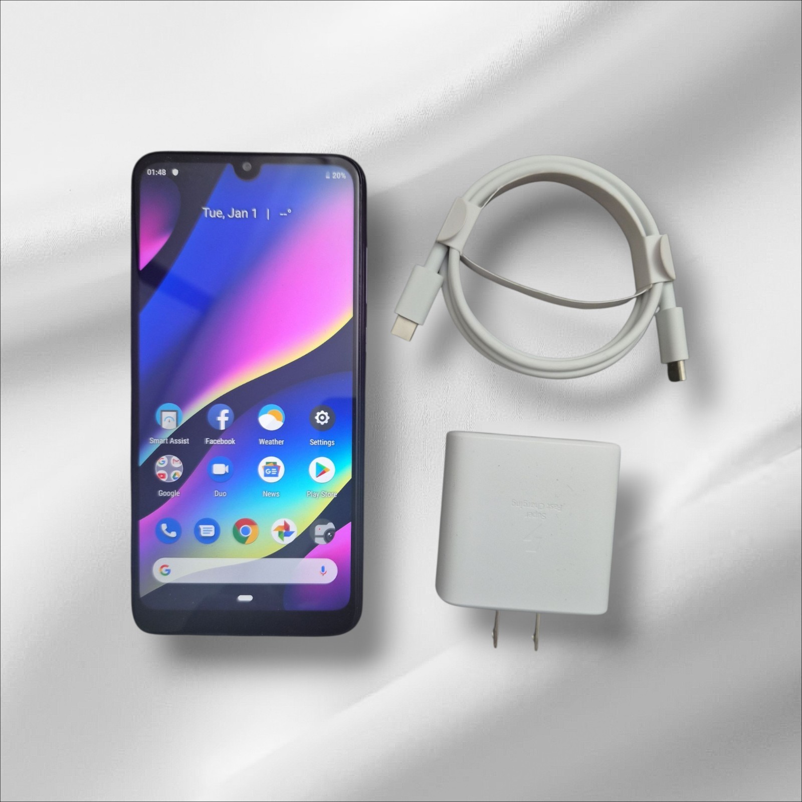 Wiko View3 (W-P311) 64GB Dual Sim Navy Blue -VERY GOOD condition