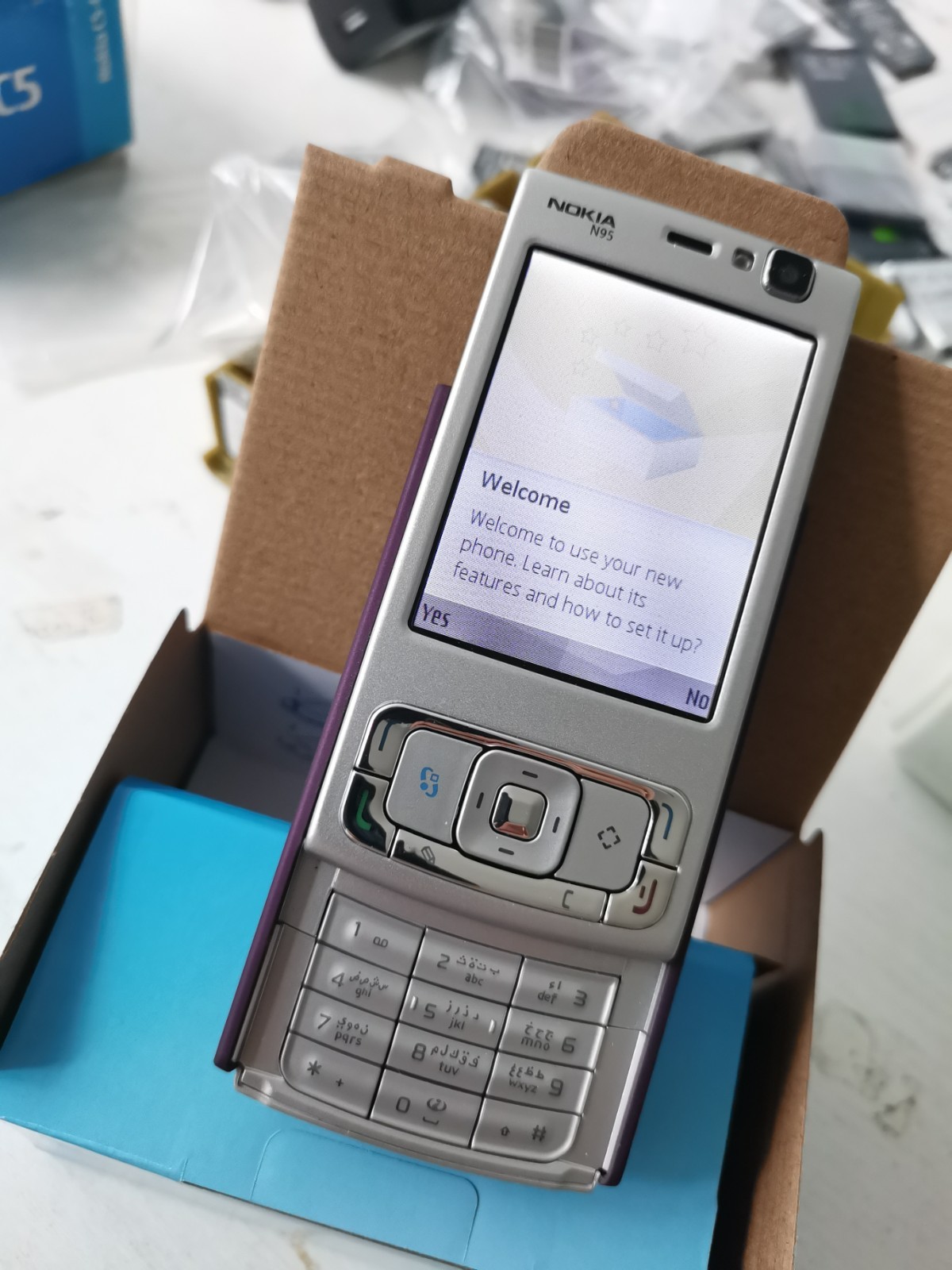 Nokia N Series N95 – Deep plum 3G GSM Wifi 5MP Slider Unlocked Classic Phone
