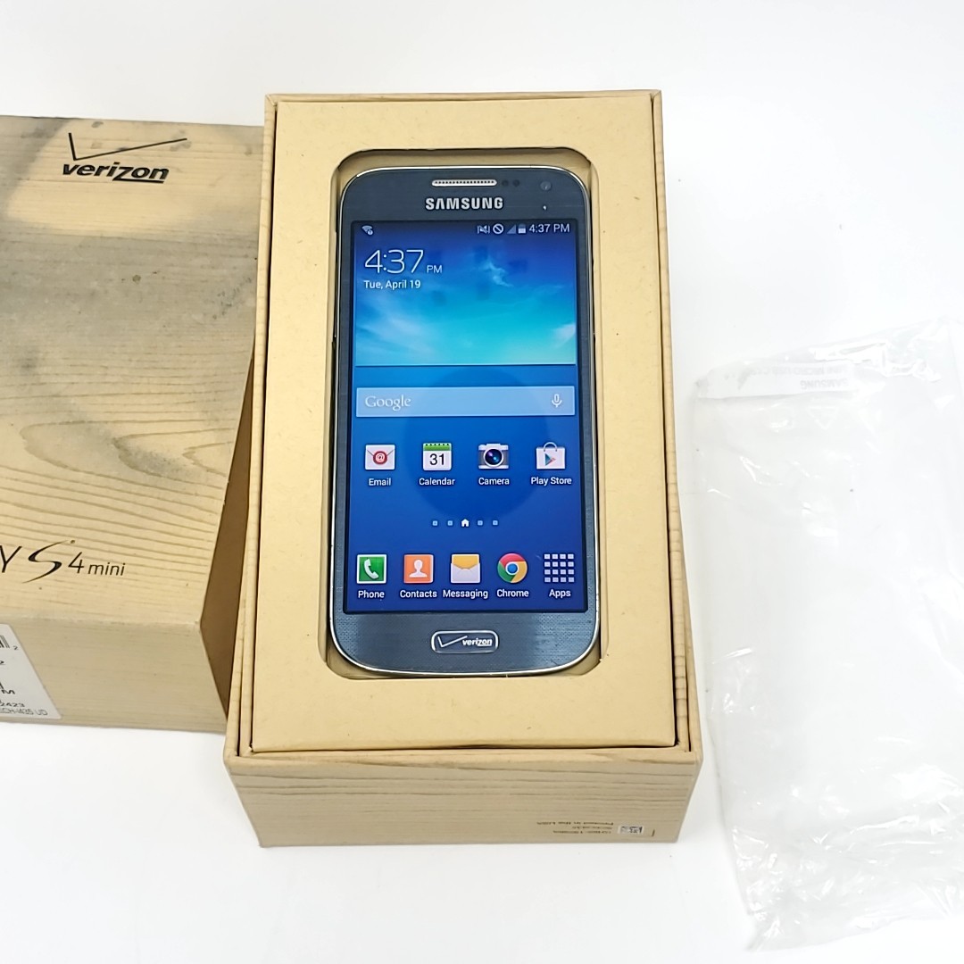 Samsung Galaxy S4 Mini SCH-I435 16GB GRAY – Verizon Unlocked w/ Box