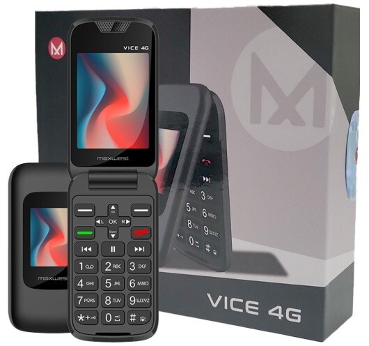 Maxwest Vice 4G Unlocked Phone 2.8″ Display 2MP Camera w/ Free H2O SIM CARD