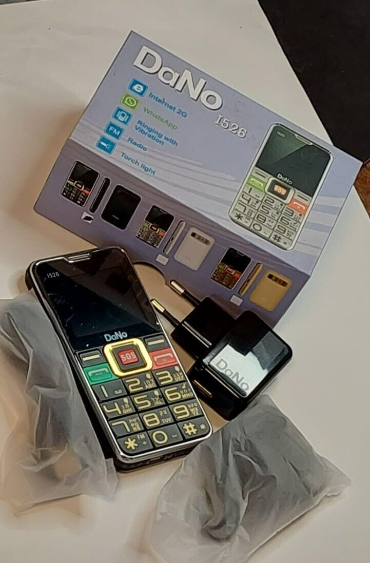 2G Unlocked Large SOS Bottom Mobile Dual SIM GOLD Black GSM 900/1800Mhz I526 set