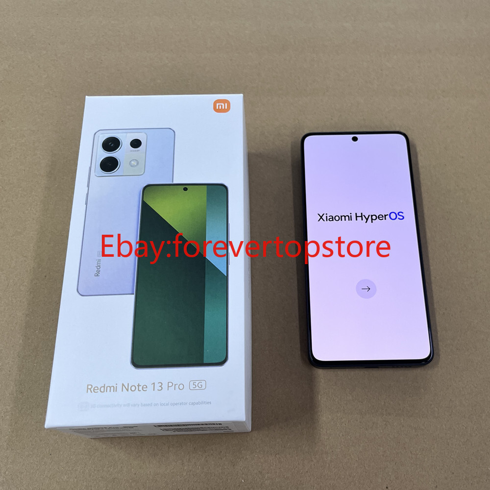 Unlocked Xiaomi Redmi Note 13 Pro 5G 6.67″ 200MP 128/256/512GB Android 5100mAh