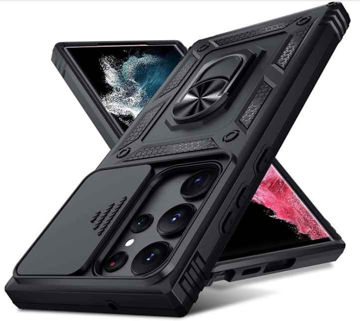 For Samsung Galaxy S23 Ultra Case Military Grade Drop Protection Cover Kickstand