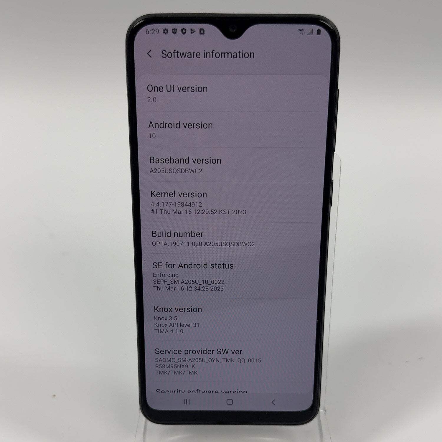 Samsung Galaxy A20