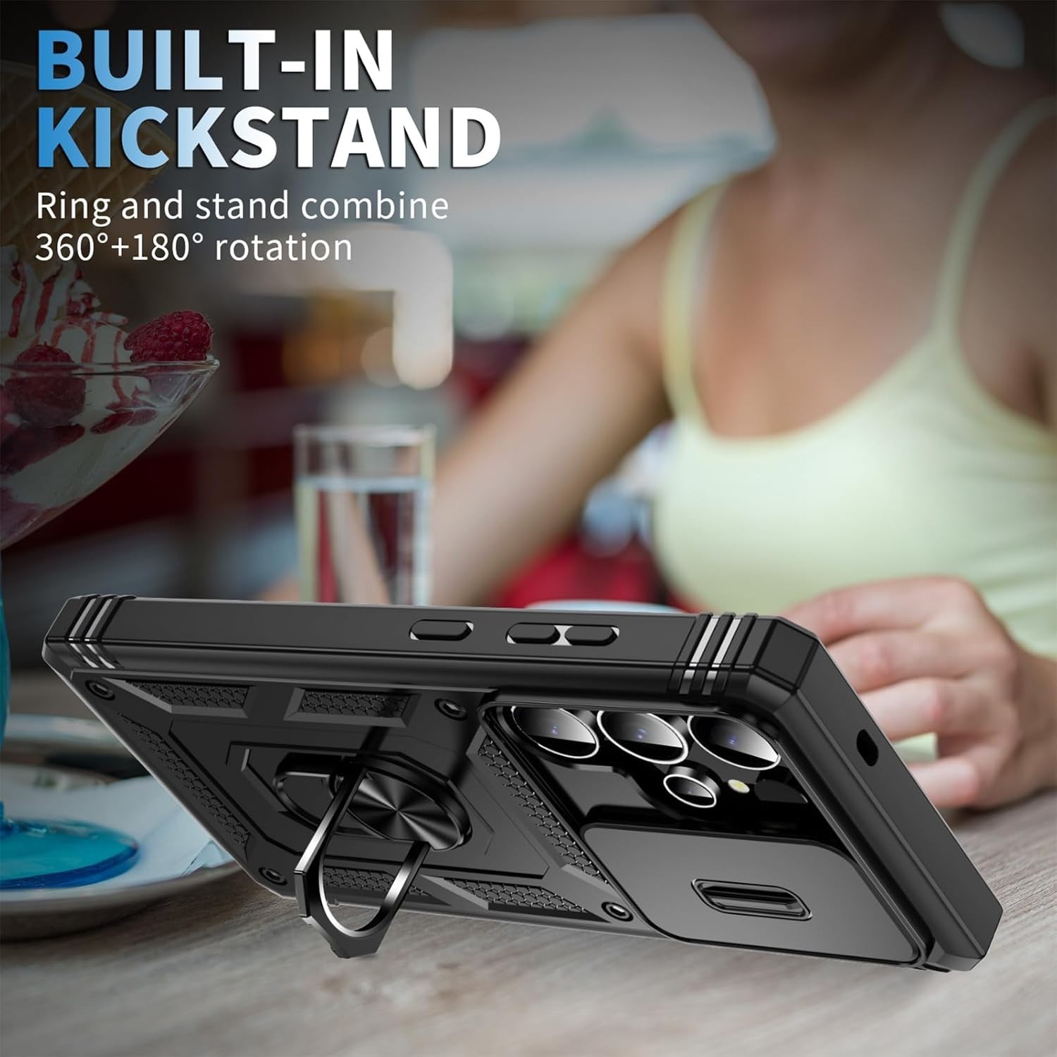 For Samsung Galaxy S25 Ultra 5G Case with Military Grade Drop Proof Protections