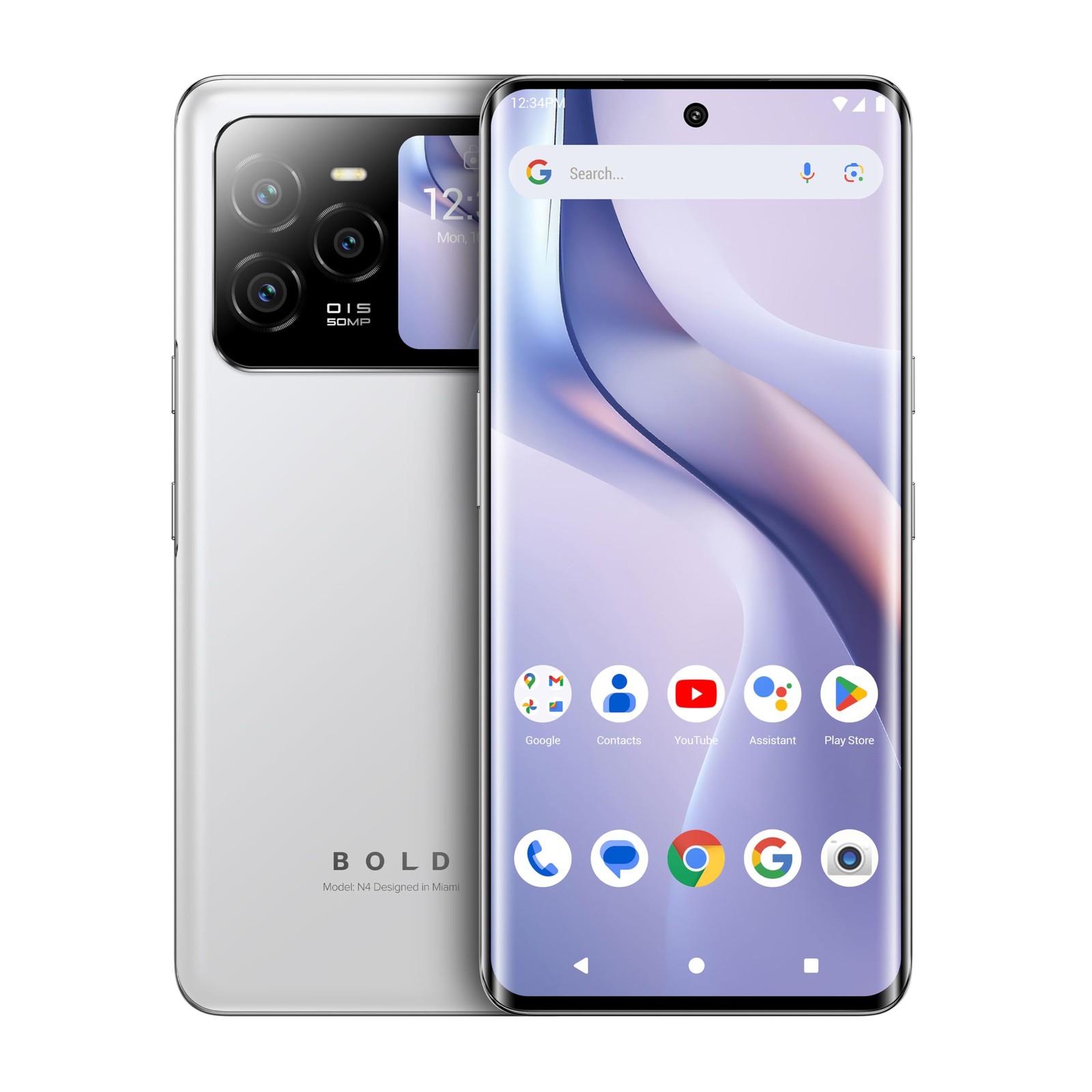 BLU Bold N4 5G | Unlocked | 6.78” Curved Display + 1.74”