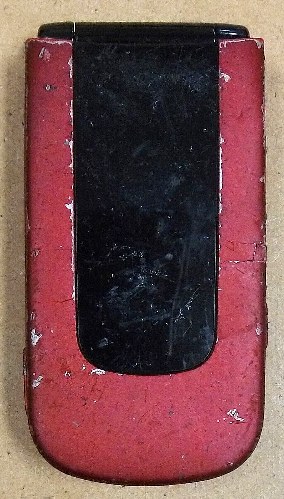 Nokia 6350 – Red and Black ( AT&T ) Cellular Flip Phone
