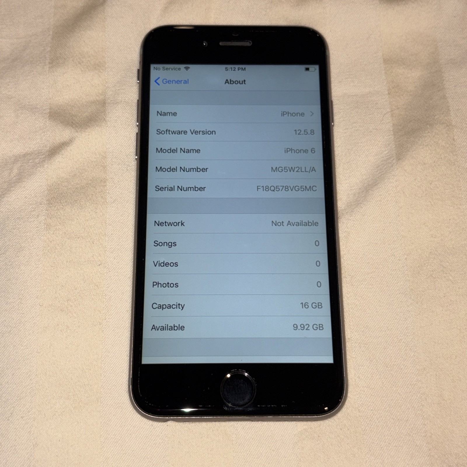 Apple iPhone 6 16GB Verizon Silver