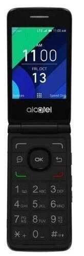Alcatel Go Flip 4044W 4GB Blue T-Mobile 4G LTE GSM Senior Flip Phone Grade A