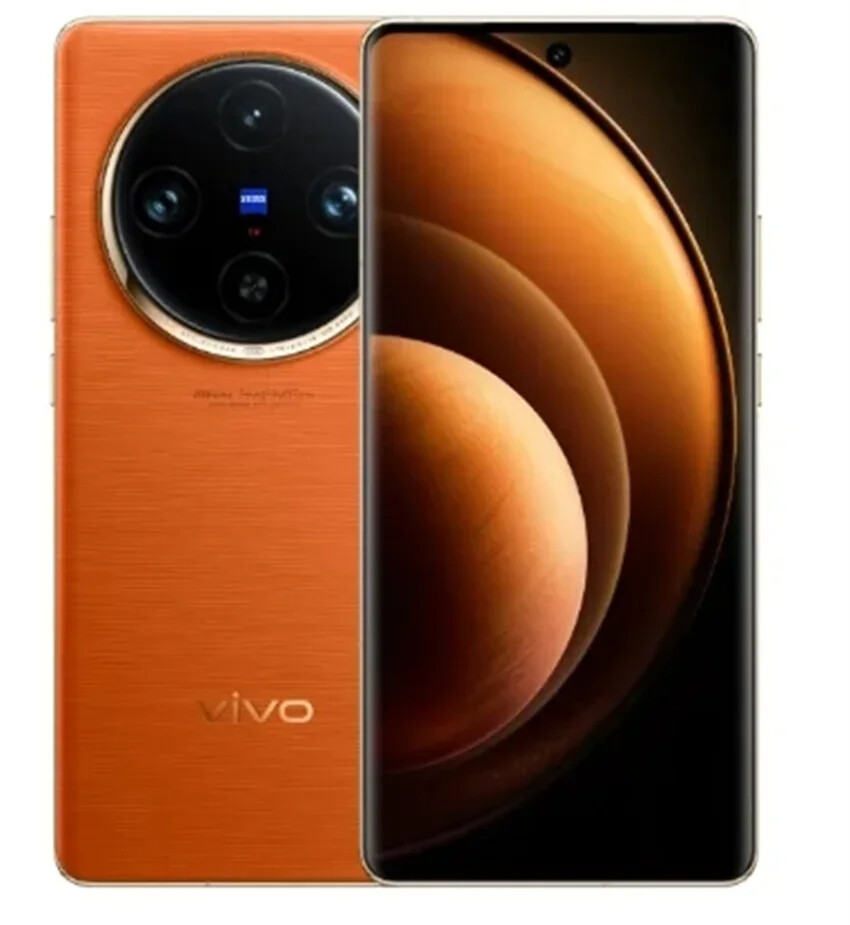 VIVO X100 5G Unlocked 256GB 6.78in MediaTek Dimensity 9300 64MP White Black
