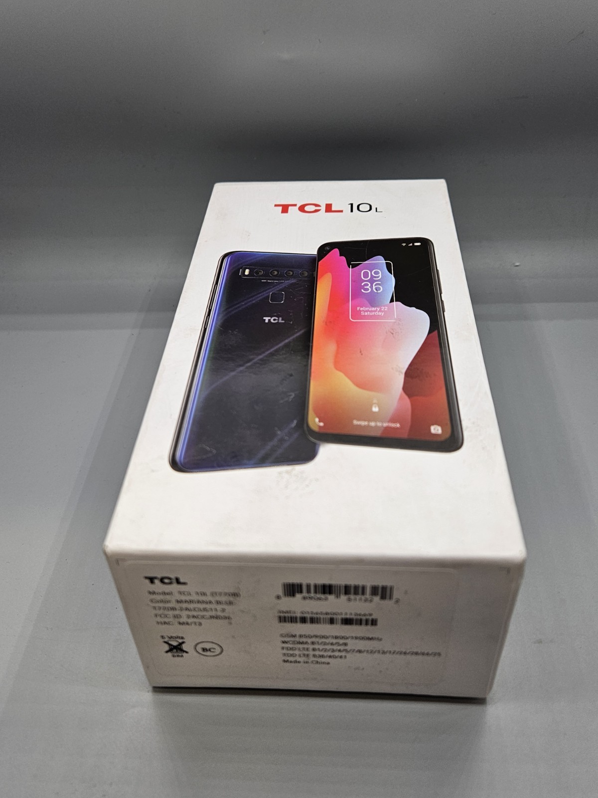 TCL 10L Smartphone 6.53″ FHD+LCD Display, 48MP Cam, 64GB+6GB RAM- Blue- unlocked