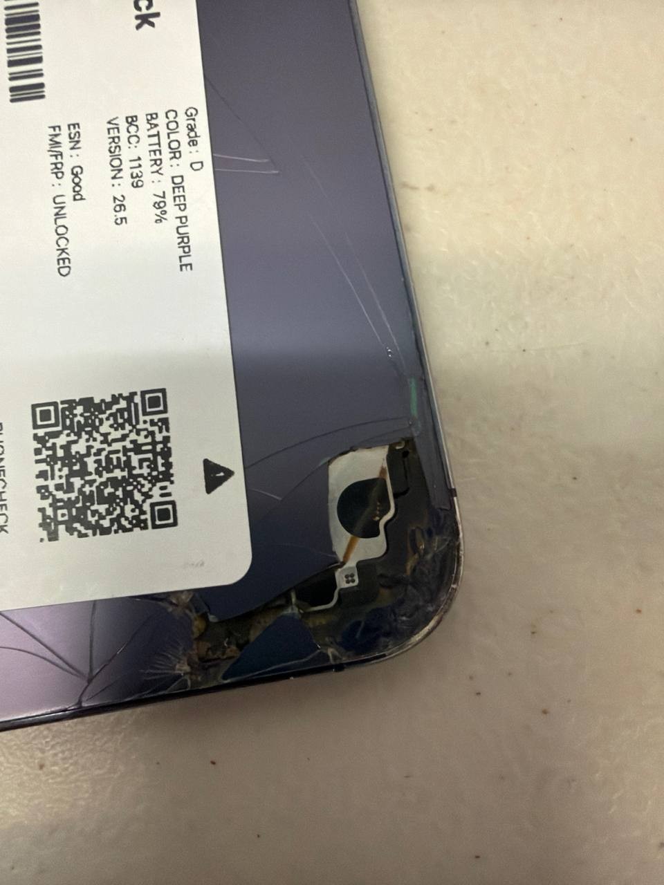 iPhone 14 Pro Max 256GB – Deep Purple (Unlocked)
