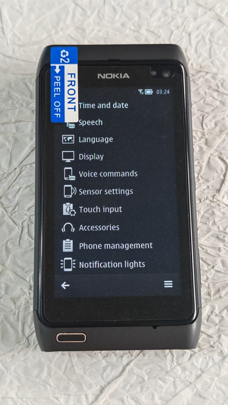 Nokia N8 Series N8-00 3G Unlocked Touchscreen 3.5″ 16GB Smartphone Reboxed