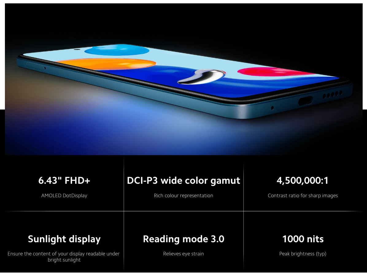 Xiaomi Redmi Note 11 4G LTE Star Blue – 4GB RAM – 128GB ROM – GLOBAL – NEW