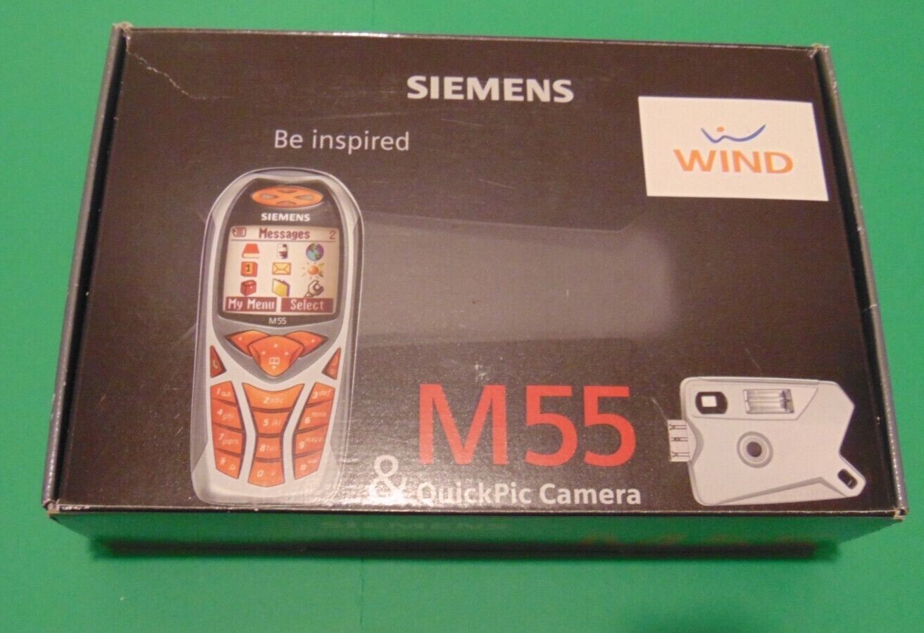 SIEMENS M55 – WORKING + ORIGINAL BOX – SALE ONLY IN ITALY