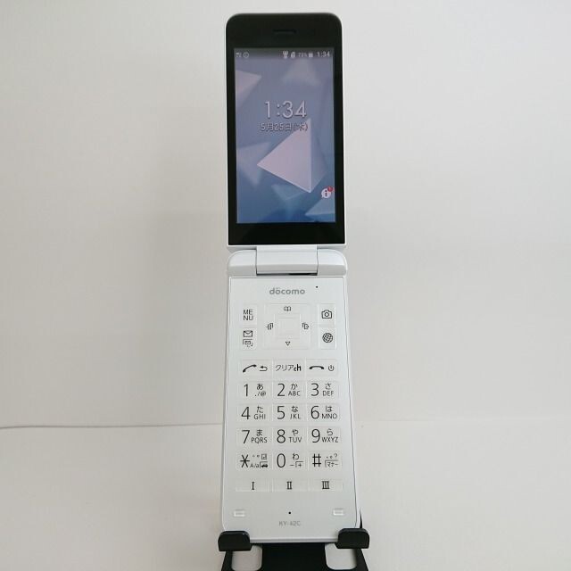 KYOCERA KY-42C White DIGNO KEITAI Red 8GB ANDROID FLIP PHONE docomo UNLOCKED