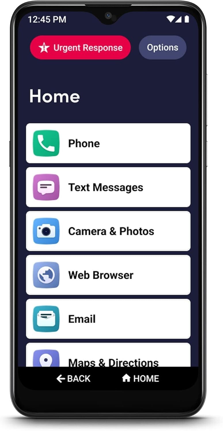 Lively Jitterbug Smart3 Smartphone Cell Phone for Seniors (LOCKED) – OPEN BOX