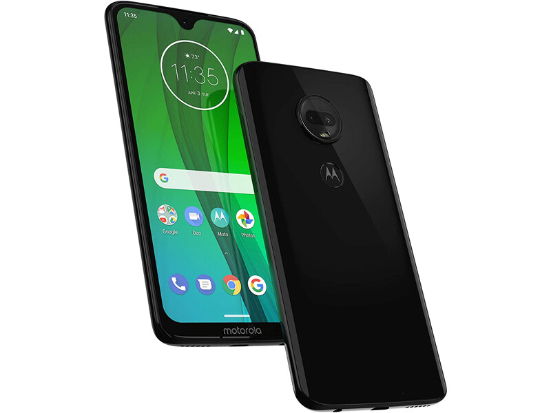 Black/White Motorola Moto G7 6.2″ 64GB 4GB RAM 12.0MP Android Phone
