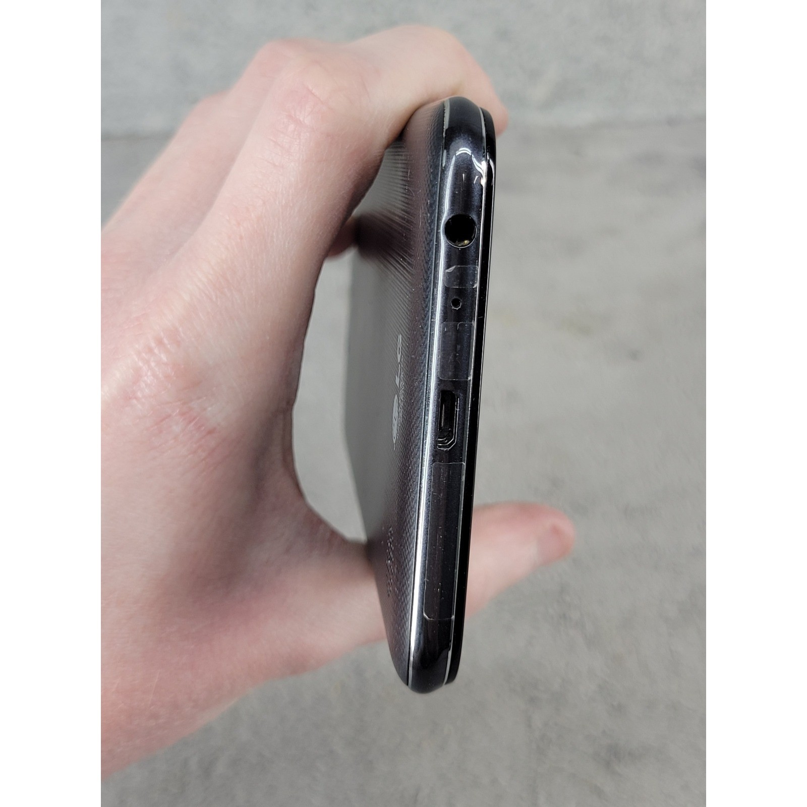 LG Rebel 4 LTE LML212VL TracFone Black 16GB Smartphone For Parts Repair