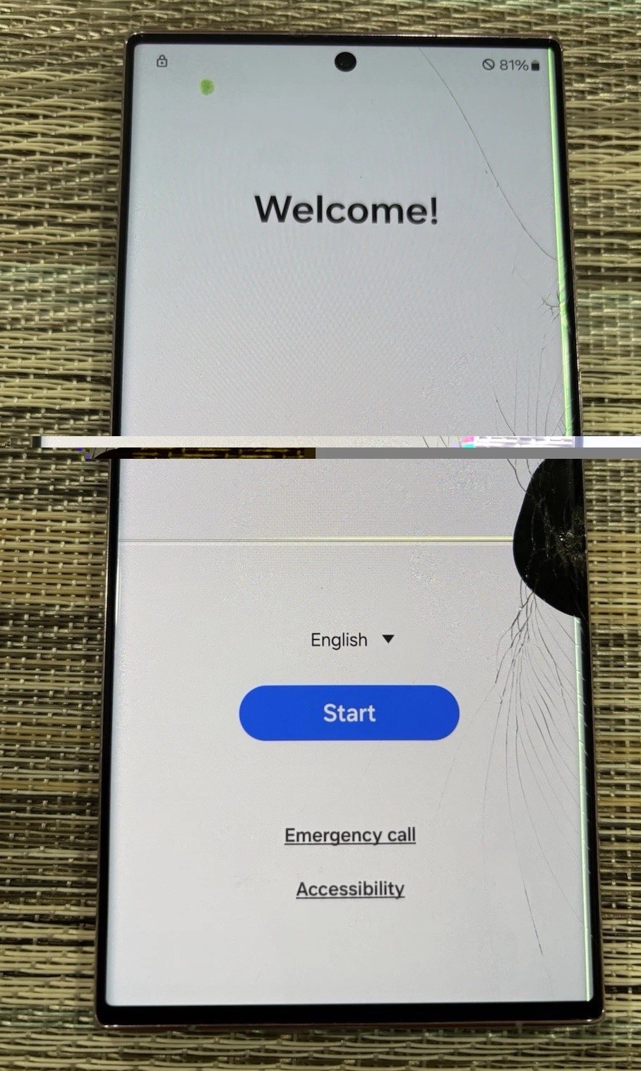 Samsung Galaxy S23 Ultra – 256 GB – (Comcast) CRACKED SCREEN/LCD
