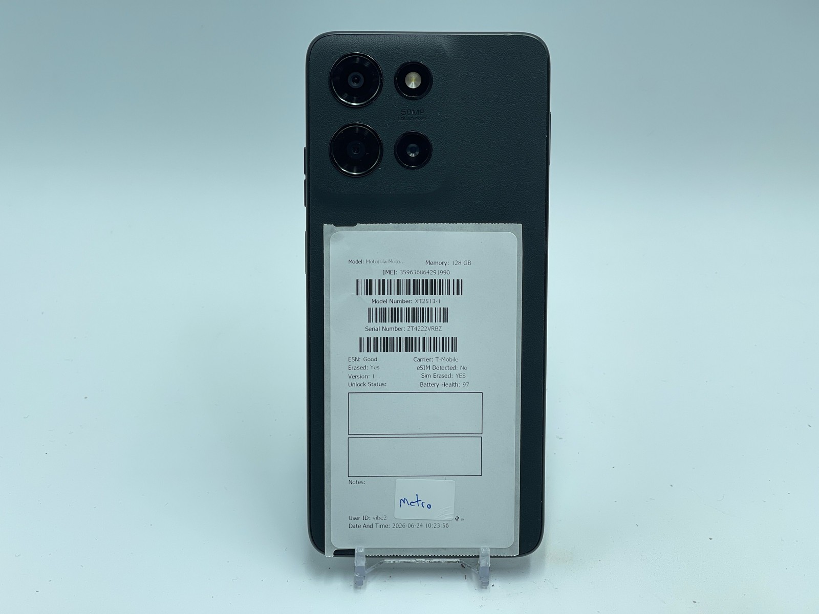 Motorola Motorola Moto G 5G 2025 128GB XT2513-1 (Metro) Black (M-0001)