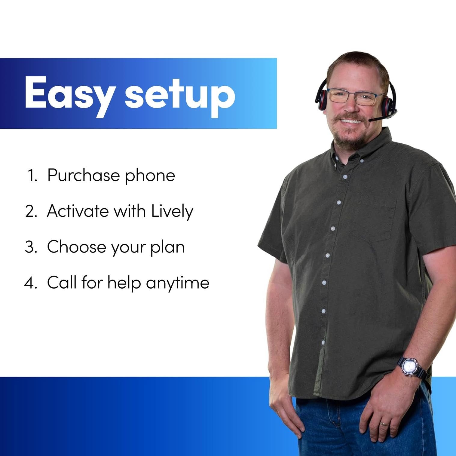 Lively Jitterbug Flip2 – Flip Cell Phone for Seniors – Not Compatible with Ot…
