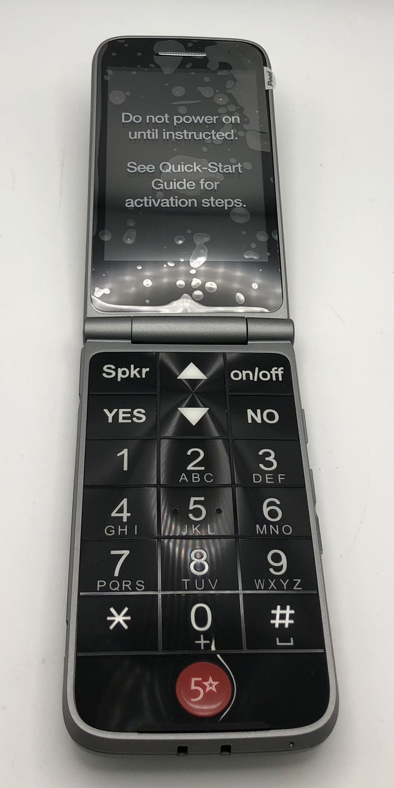 GreatCall Jitterbug Flip Easy-to-Use Cell Phone – Graphite – READ DESCRIPTION