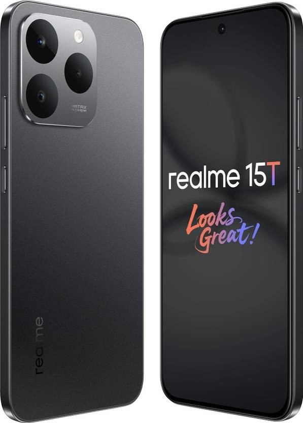 realme 15T 5G (Silver 8GB RAM,128GB) MediaTek Dimensity 6400 MAX Global Version.