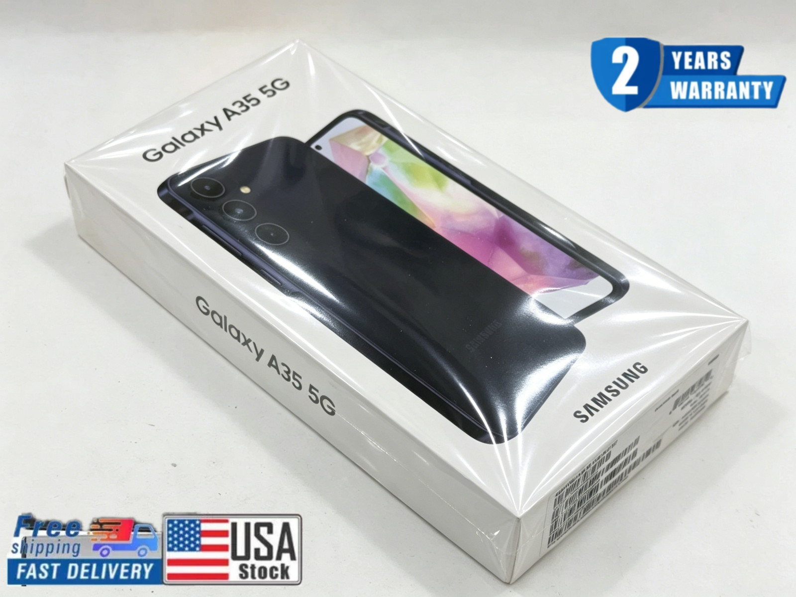 📱BRAND NEW SAMSUNG GALAXY A35 5G A356U 128GB+6GB FACTORY UNLOCKED-BLACK