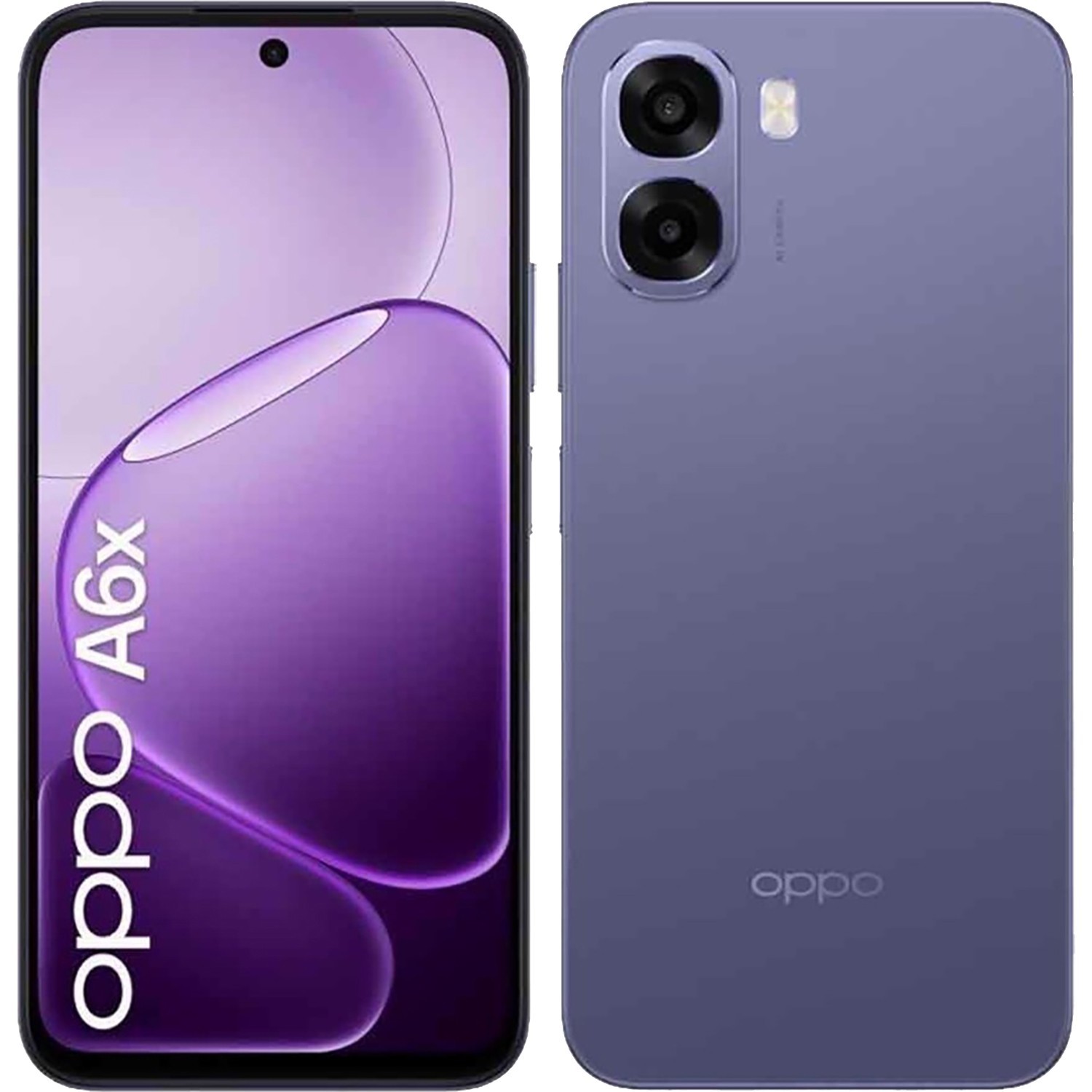 Oppo A6x 4G Plum Purple 128GB + 4GB Dual-SIM Factory Unlocked GSM NEW