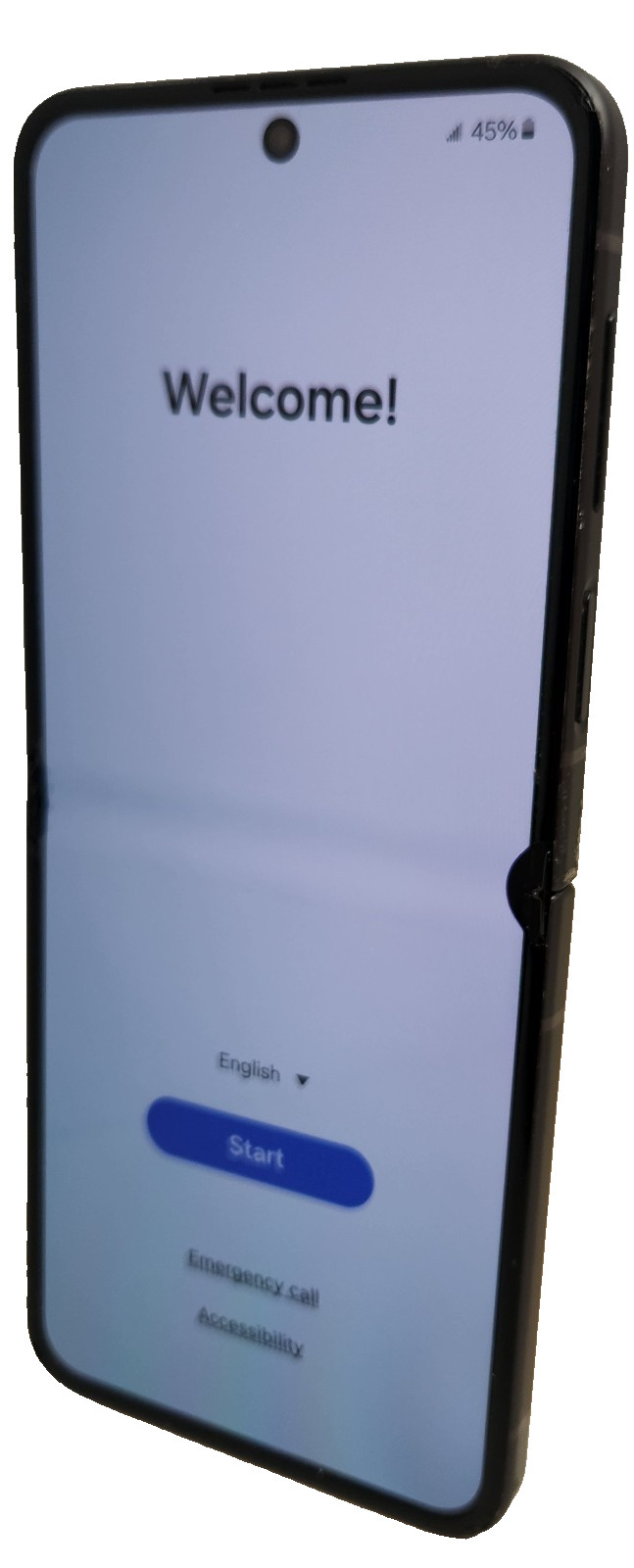 Samsung Galaxy Z Flip 3 – SM-F711U – Unlocked 128GB Lavender *WORKS: BLACK SPOT*