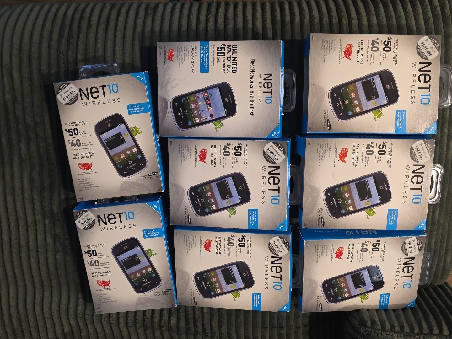 Samsung Galaxy Centura, Net 10 Wireless, Prepaid, Android, Each Sold Separate