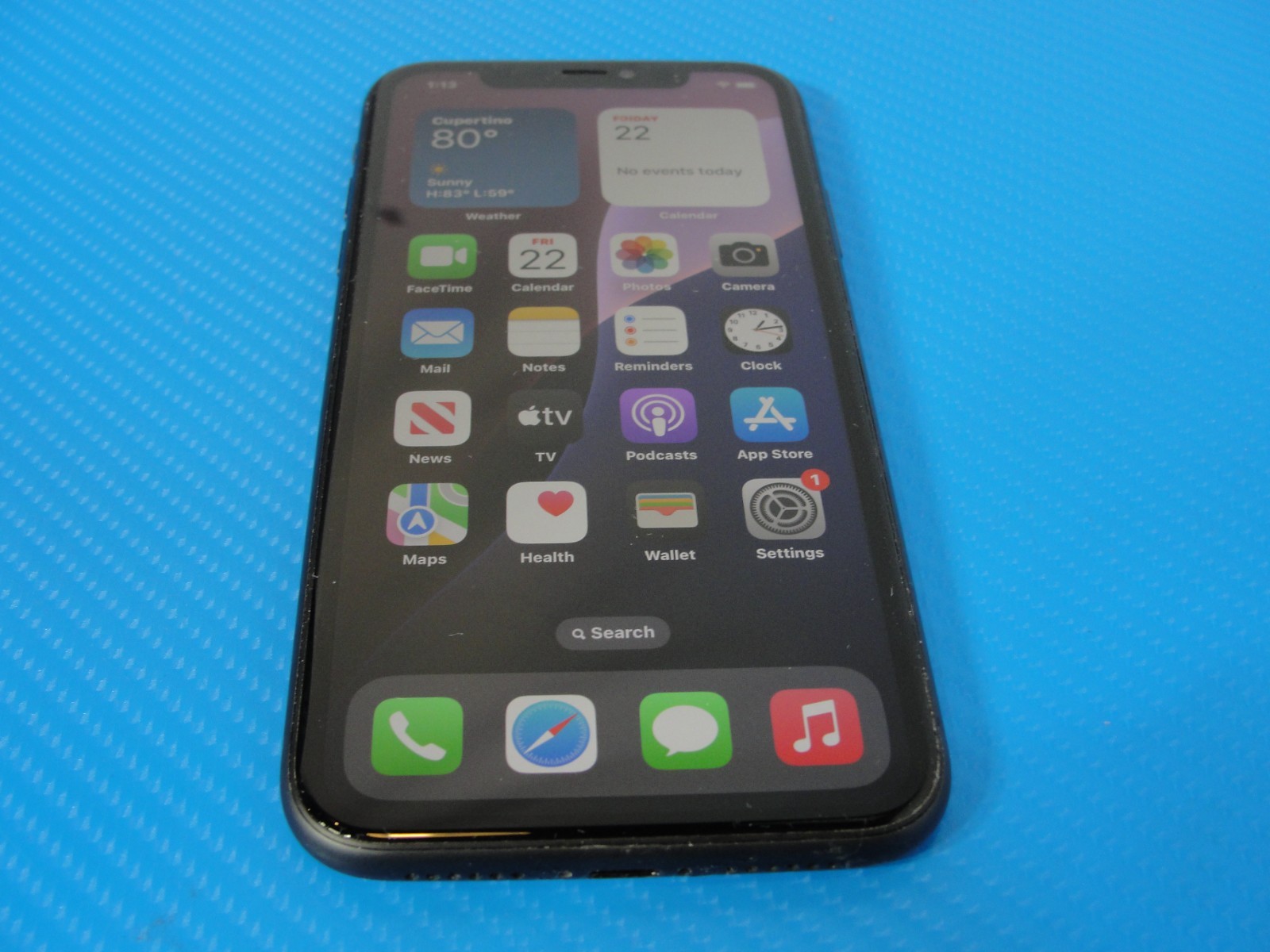 Apple iPhone 11 A2111 Spectrum 64GB Black /Dual SIM -eSIM /Good/Good Battery
