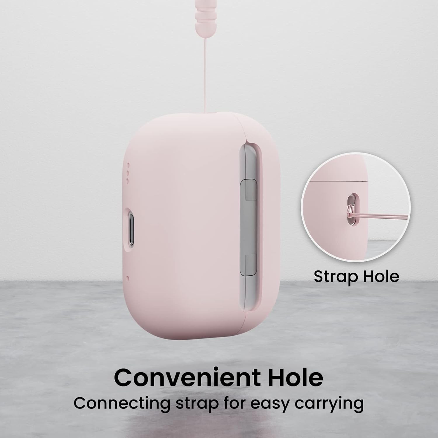 AirPods Pro 2 Case 2022, Full Protective Hybrid Silicone Cover, Front LED Visibl