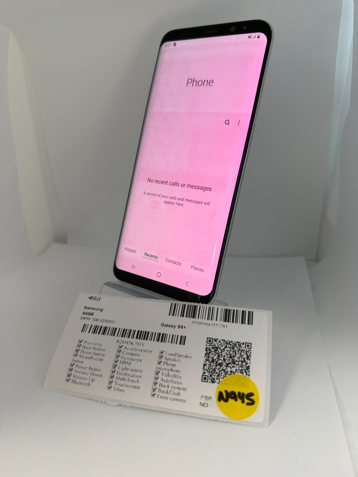 Samsung Galaxy S8+ Plus SM-G955U 64GB +4GB Unlocked-*** N945
