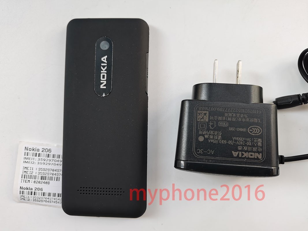 Nokia 206 Original Unlocked Dual Sim 2G GSM 1.3MP Keyboard Bluetooth Phones