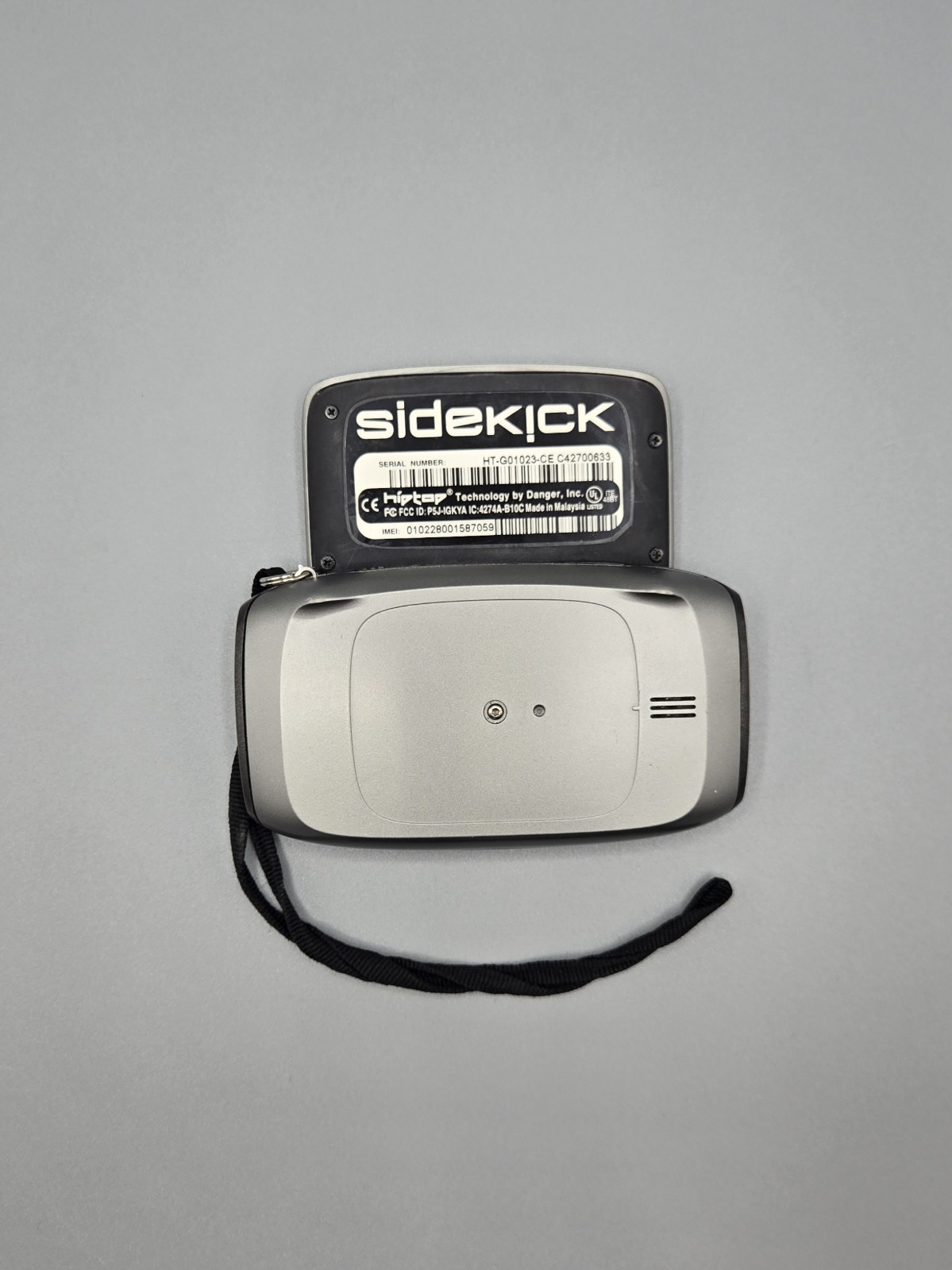 T-Mobile Sidekick Sharp PV-100 Silver Swivel Slider w/ Keyboard 32MB Parts