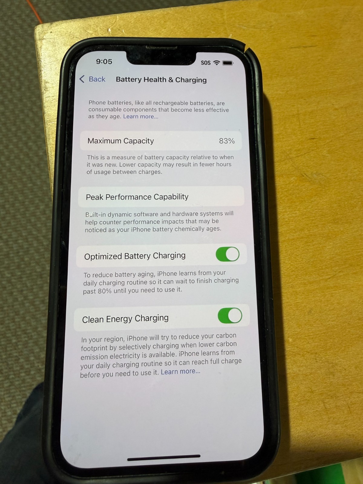 Apple iPhone 14 MPUA3LL/A 128GB midnight unlocked -good condition 83% battery he