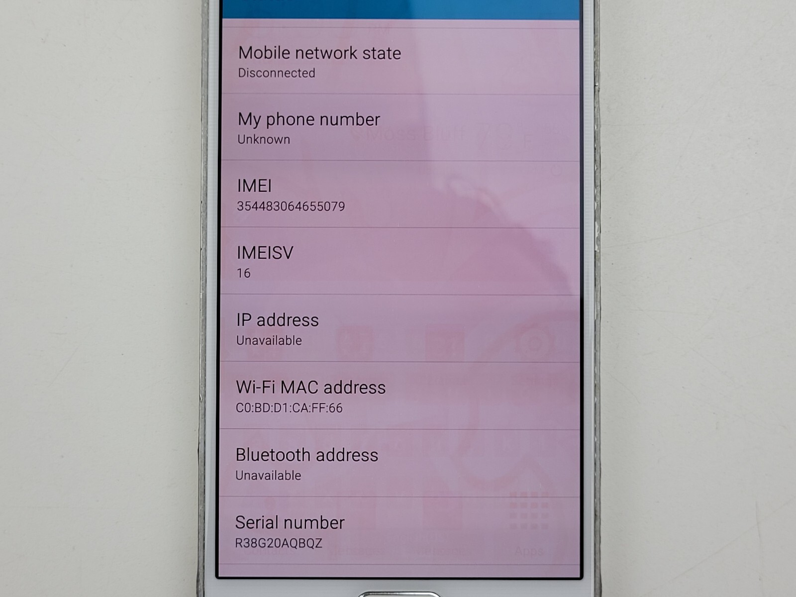 Samsung Galaxy Note 4 (SM-N910A) 32GB (AT&T) – POOR CONDITION – Clean IMEI