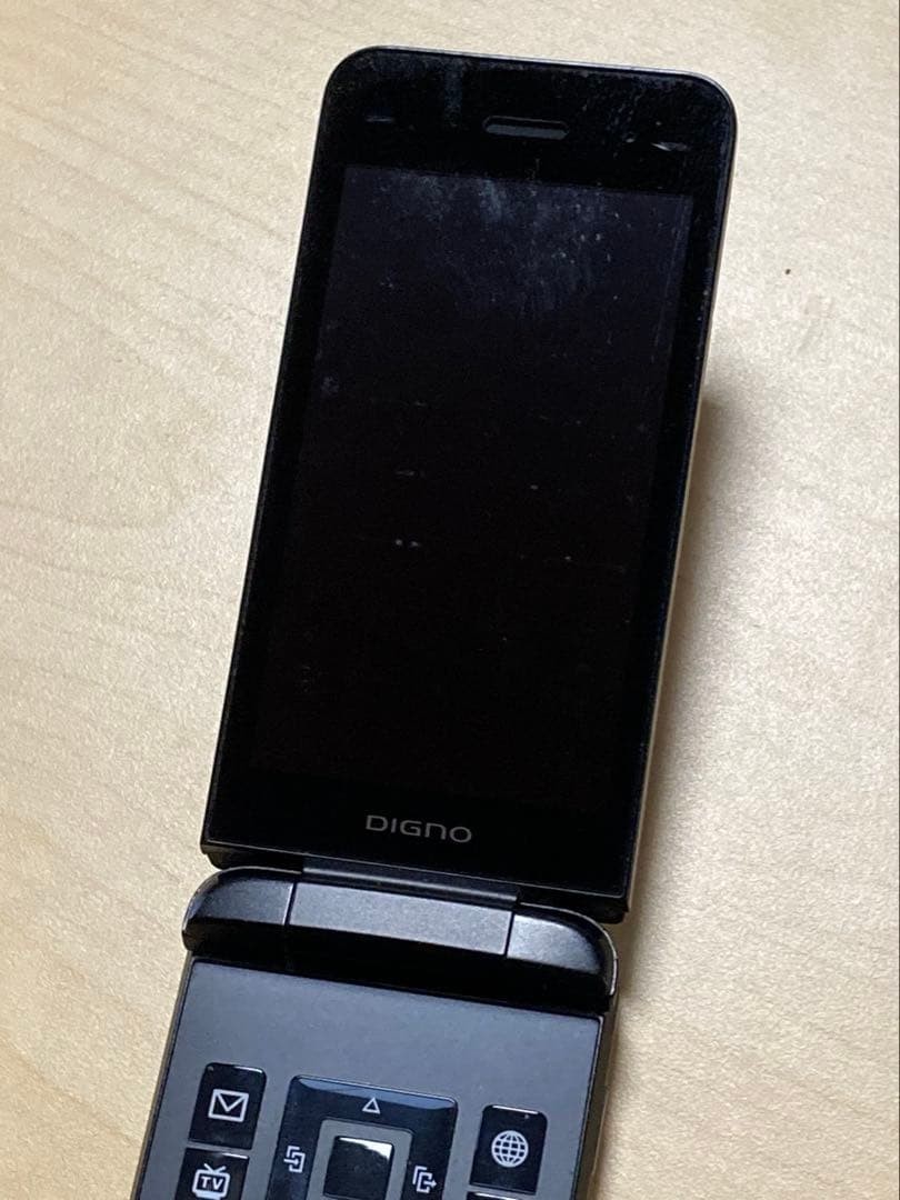 Kyocera DIGNO Keitai 3 902KC Black SIM Unlocked 4G Flip Phone Working Used Japan