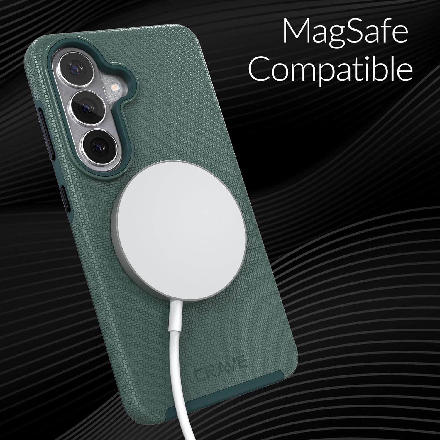 Samsung Galaxy S26 Case, Shockproof Protection Dual Layer Case – Forest Green