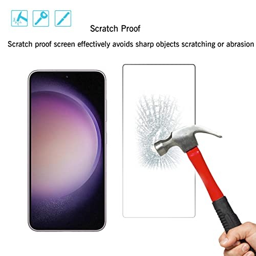 3+3 Pack Screen Protector & Camera Lens Protector for Galaxy S23 Ultra 0.25mm An