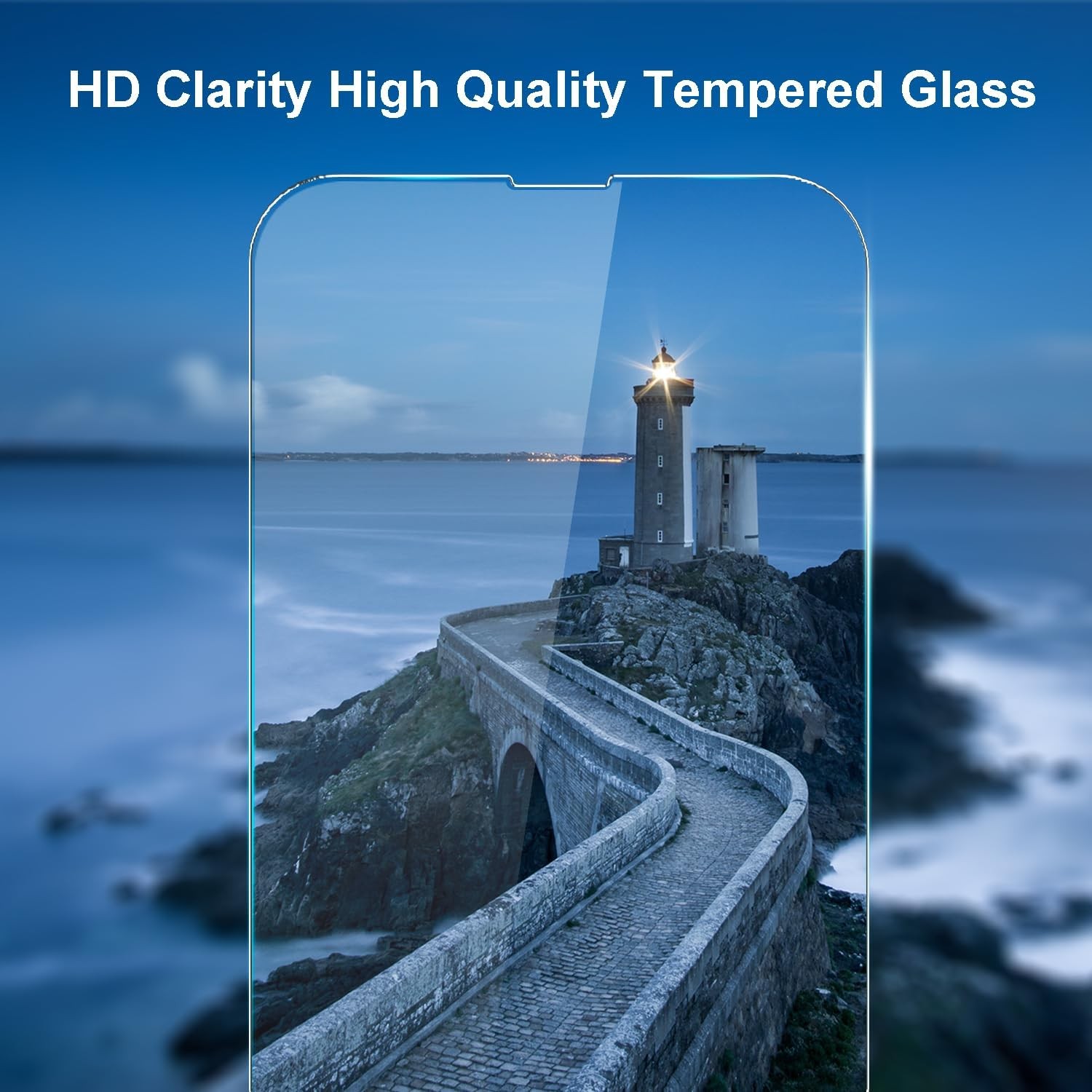 2PCS Screen Protector for iPhone 13 & iPhone 14 & iPhone 16e & iPhone 17e 6.1 In