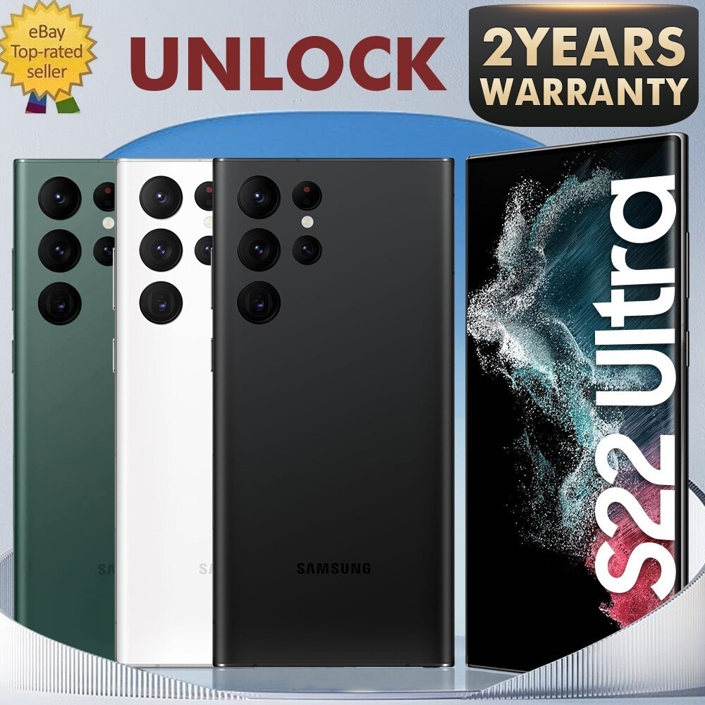 NEW SAMSUNG GALAXY S22 ULTRA 5G Unlocked 128GB 256GB 512GB 2 YEAR WARRANTY