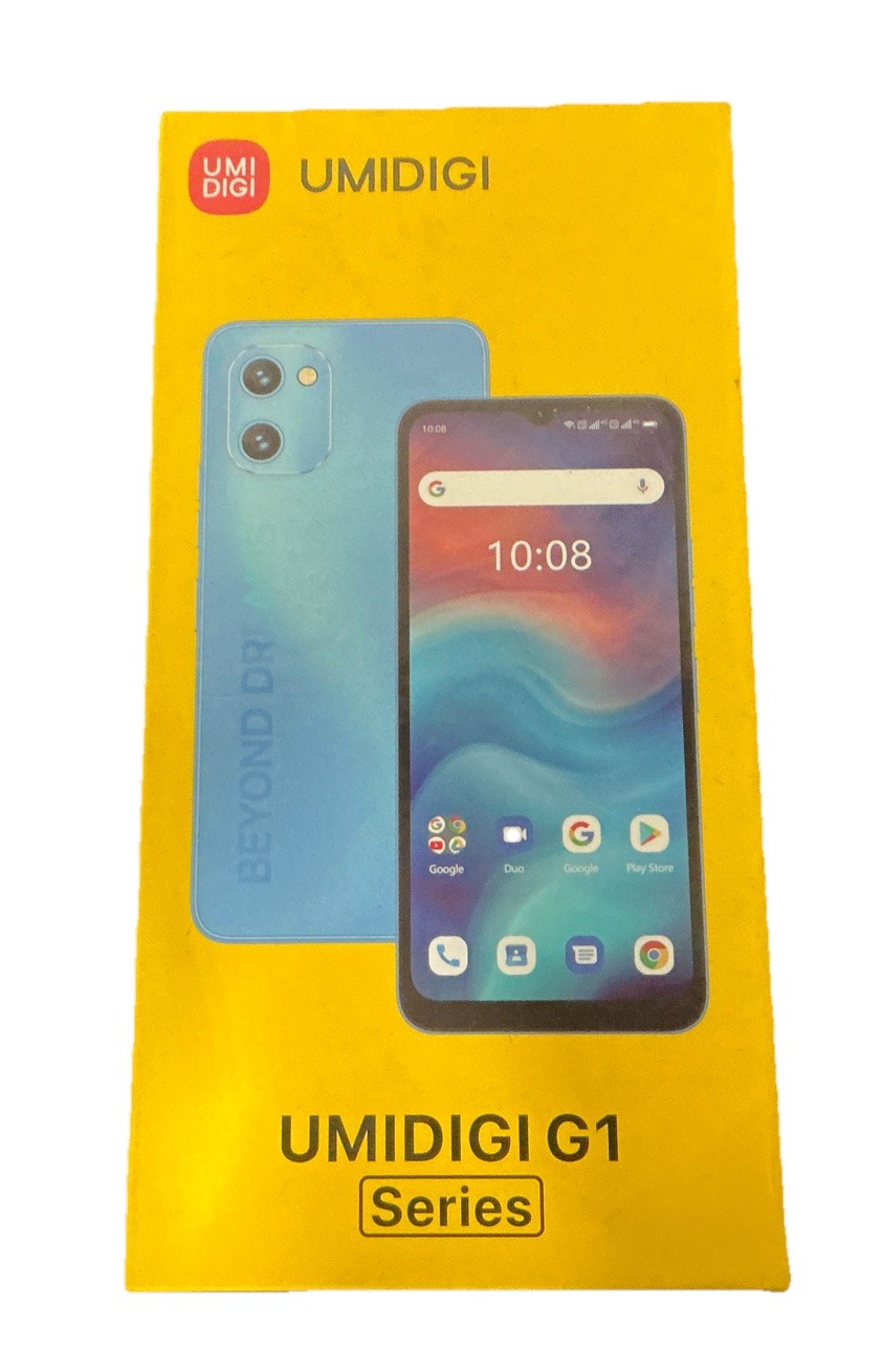 UMIDIGI G1 Smartphone Blue 32GB Android 12 13MP Dual SIM 6.52″ Touchscreen